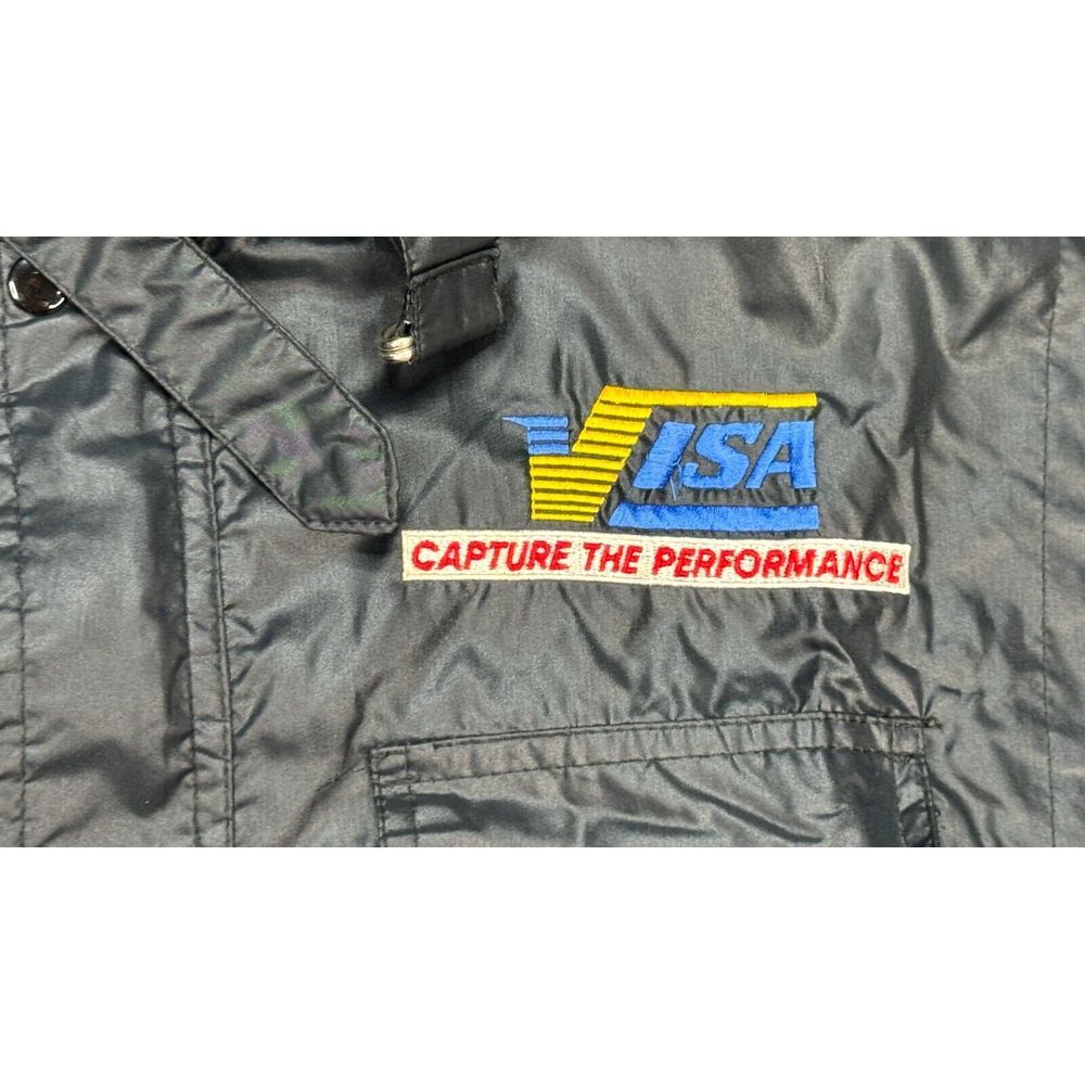Upstream Racing Division Vintage Visa Capture The Performance Jacket Size Large - Picture 4 of 8